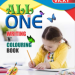 All in One Writing & Colouring Book
